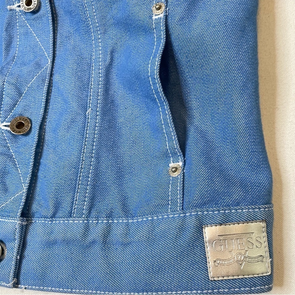 Guess retro denim jacket small - Picture 4 of 11